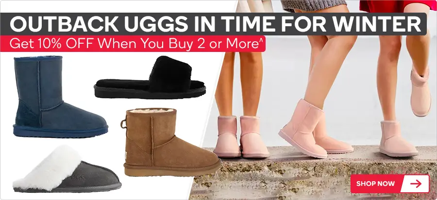 Kogan get 10% off when you buy 2 or more Outback Uggs