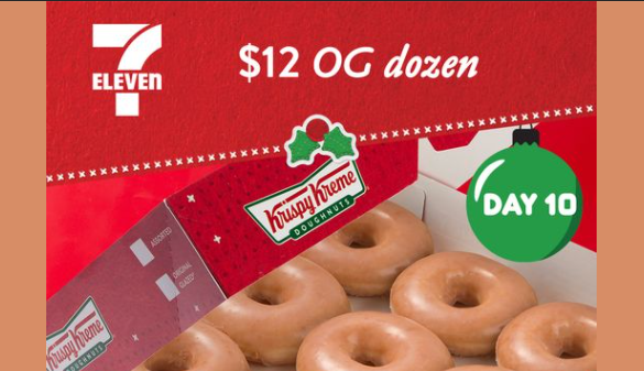 Get a $12 Original Glazed dozen in-store 7-Eleven
