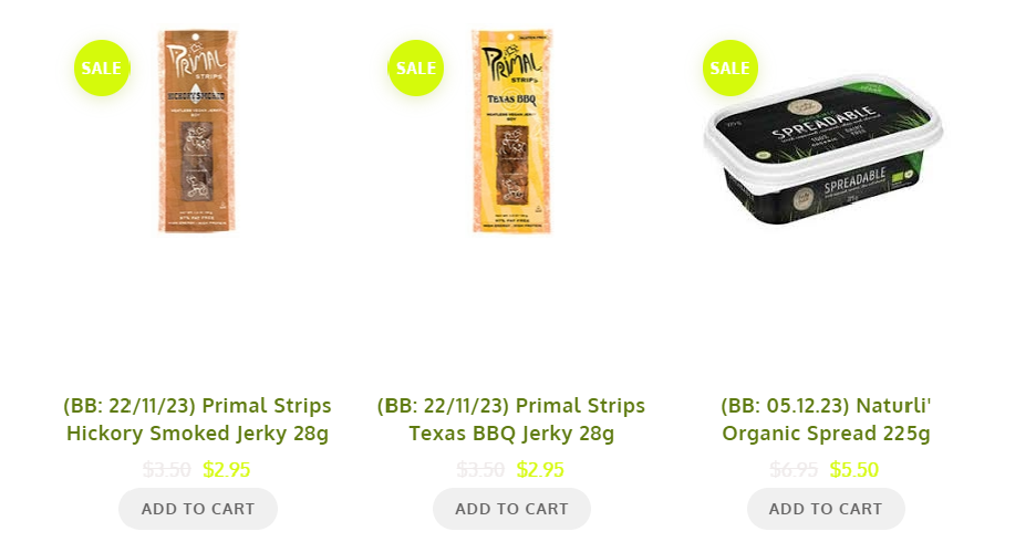 Save up to 80% OFF vegan groceries from Primal Strips, Naturli', Dilectio & more