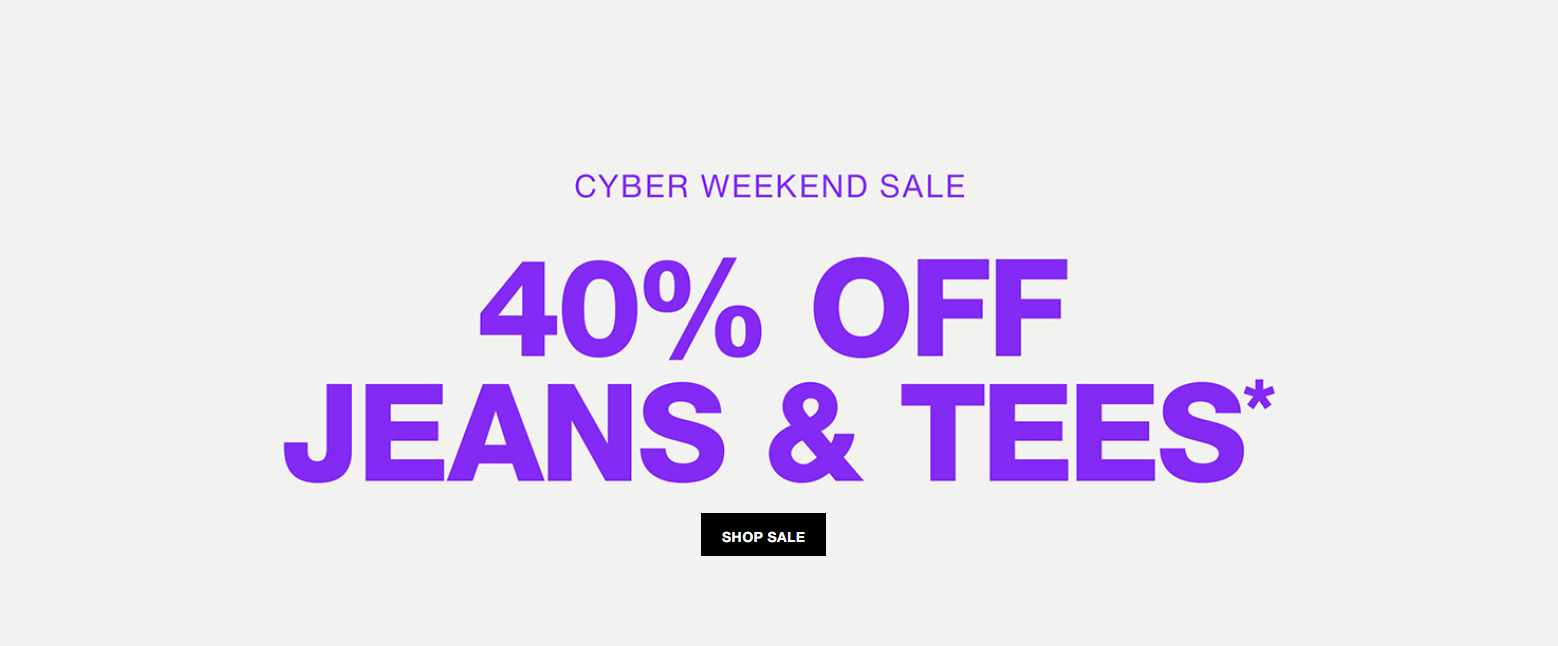 Lee Jeans Cyber Monday - 40% OFF jeans and tees, Free shipping