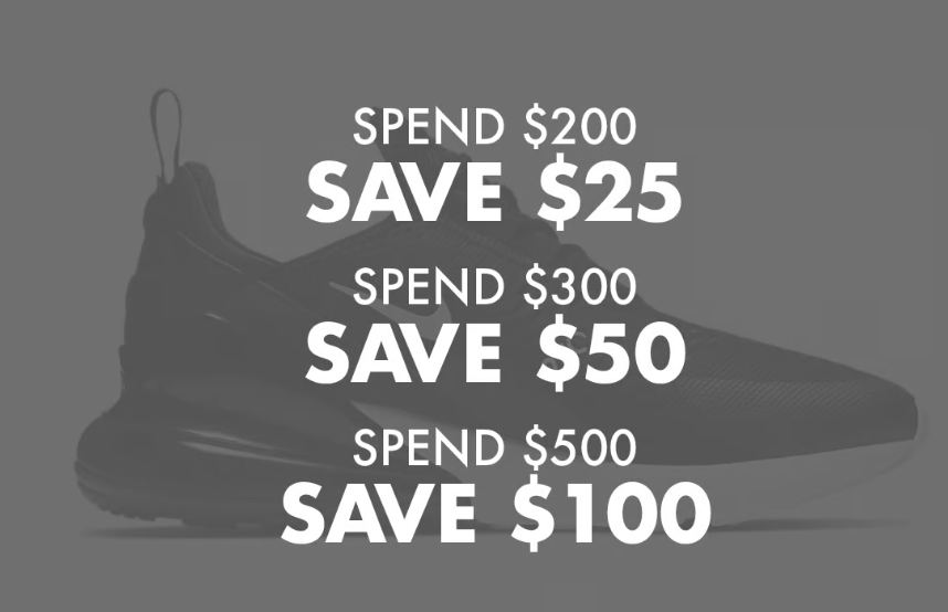 Hype DC Spend & Save up to $100 OFF when you sign up to LIMIT’D program