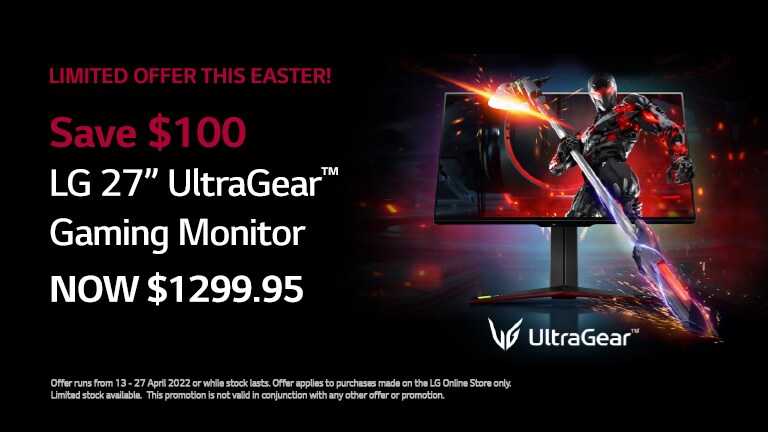 LG Save $100 - LG 27" UltraGear Gaming Monitor