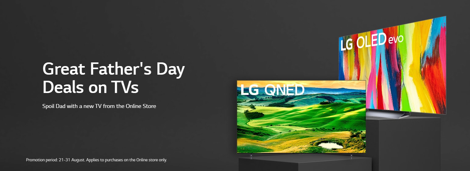 LG Father's Day sale - Up to 16% OFF on 42" - 75" inch tv's