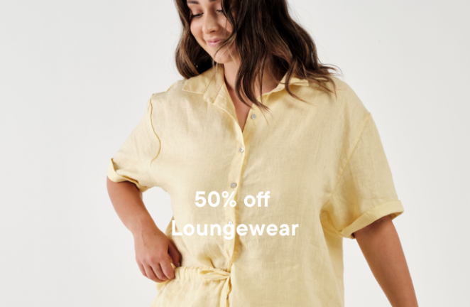 50% OFF selected Loungewear at LinenHouse