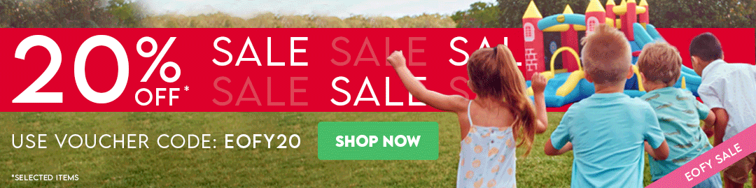 20% OFF on selected models at Little Kids Jumping Castles