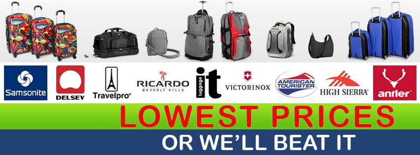 Luggage Direct up to 60% OFF on suitcases, duffel & more