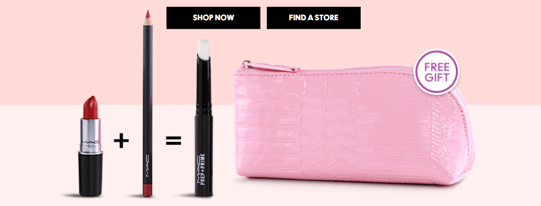 Get FREE Prep + Prime Lip & Cosmetic Bag with any full-size Lipstick & Lip Pencil purchase
