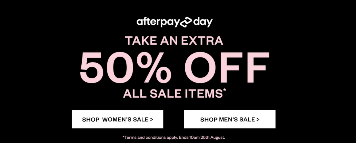 Take an Extra 50% off on all sale items