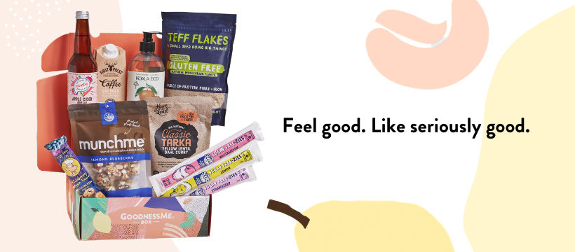 Receive a BONUS GIFT worth $20+ with every GoodnessMe Box 6 Monthly Box