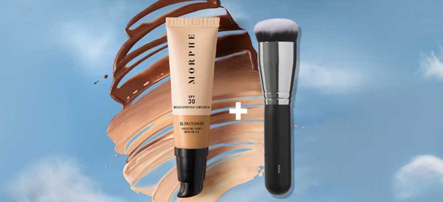 Get a Free Deluxe brush(AU $25 value) when you buy Glowstunner moisturizer with promo code