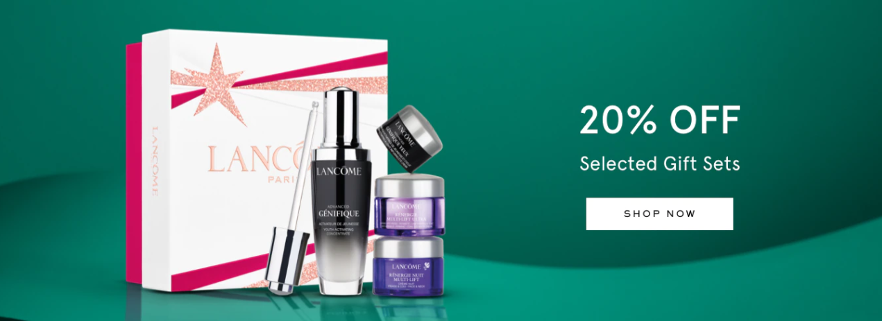 Myer 20% OFF on selected gift sets including skincare sets, makeup sets fragrance sets & more