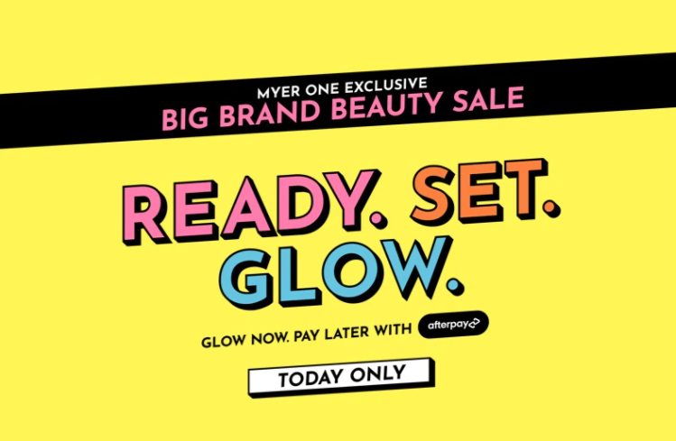 24 Hrs sale Myer One Exclusive 20% OFF on Big brand beauty sale
