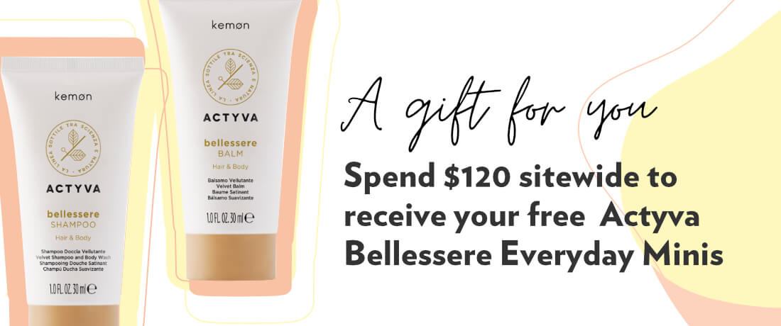 Receive your Free Actyva Bellessere Everyday Minis when you spend $120