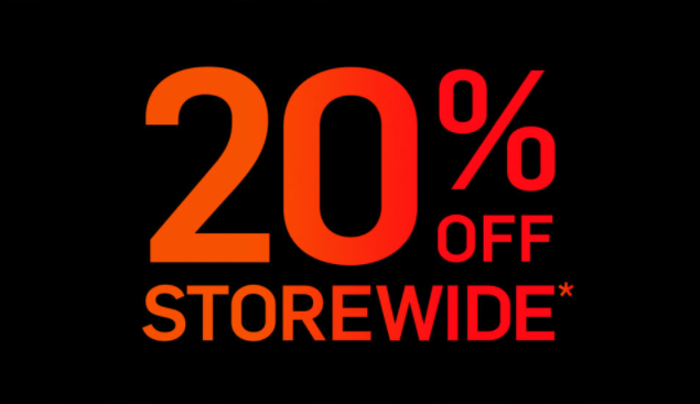Nike Black Friday sale 20% OFF storewide for members(In-store only)