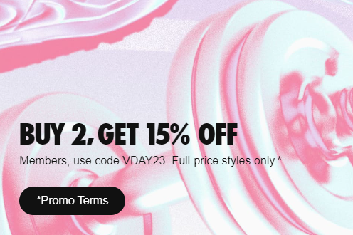 Extra 15% OFF when you buy 2+ with coupon for Nike members[full price styles]