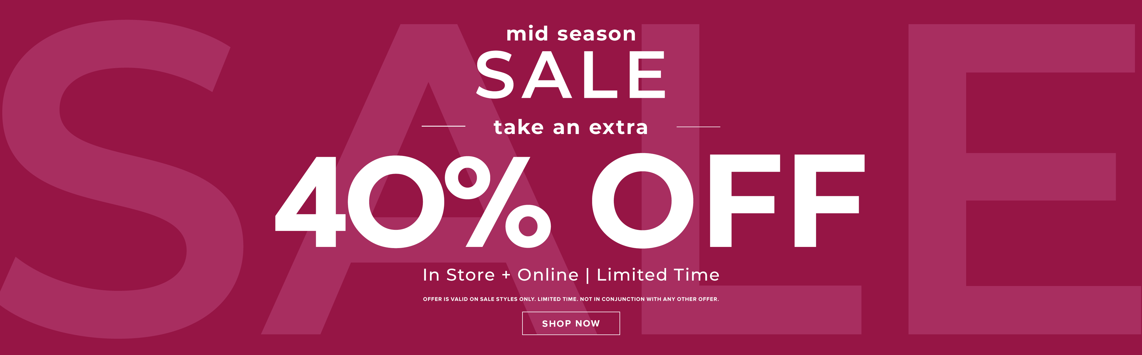 Nine West Take an extra 40% OFF on already reduced sale + outlet styles from shoes & handbags