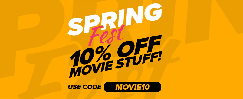 Save extra 10% OFF on movie products