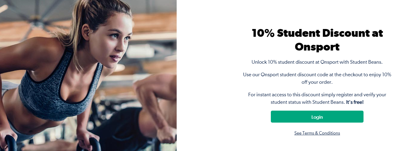 Get 10% Student Discount at Onsport