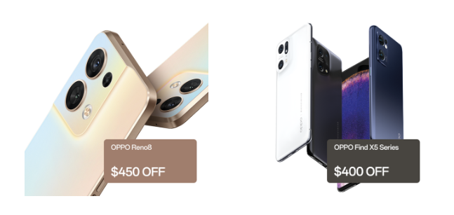 Shh, OPPO Mobile Flash Frenzy - Up to $450 OFF on Reno8 & Find X5 series with coupon