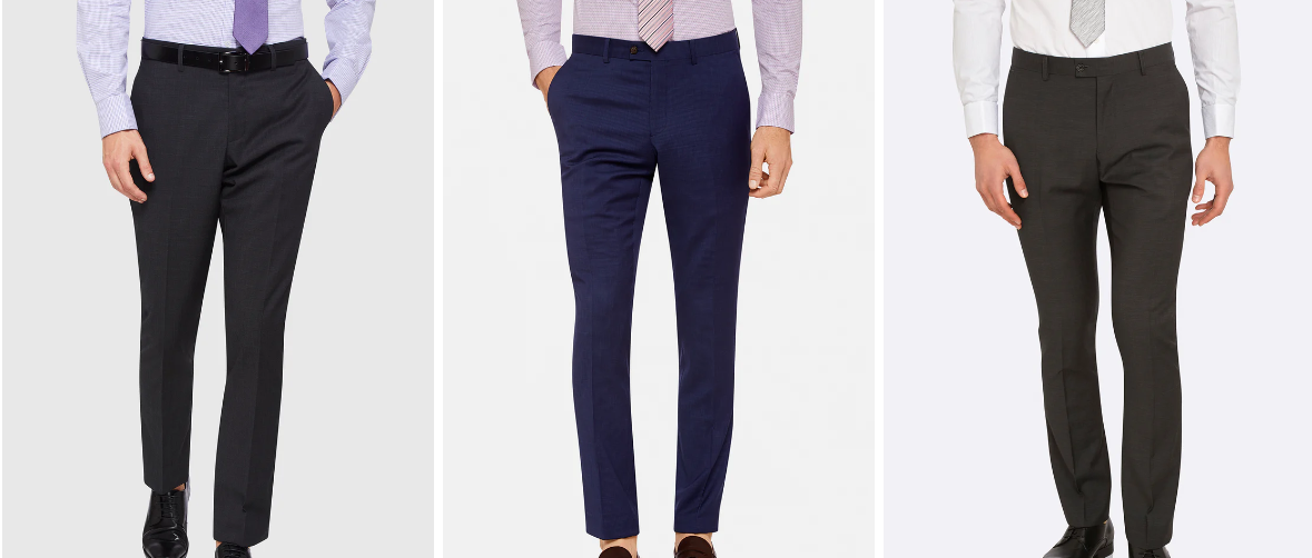 Get 3 pure wool suit trousers only $99 at Oxford Shop