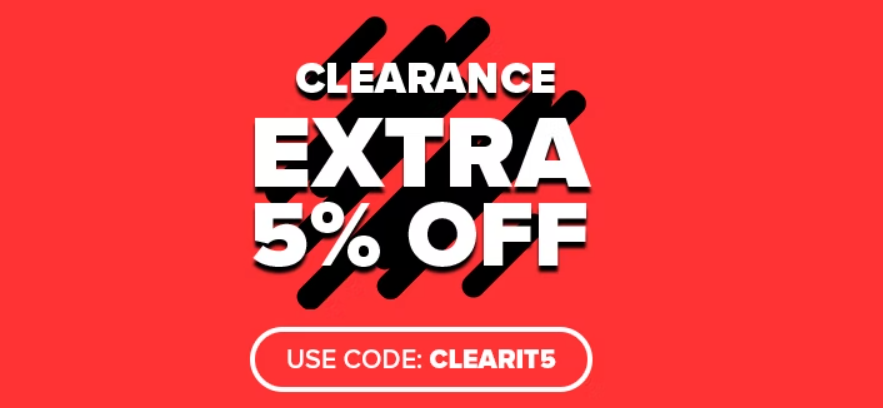 Ozgameshop extra 5% OFF on clearance item with promo code