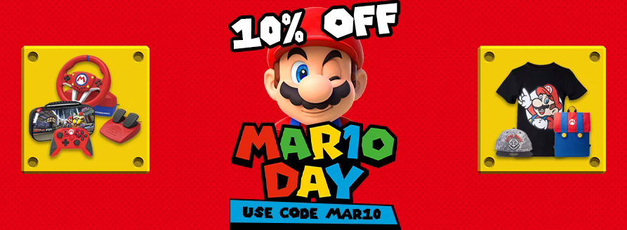 Ozgameshop extra 10% OFF on Mario games, toys, clothing & more with coupon