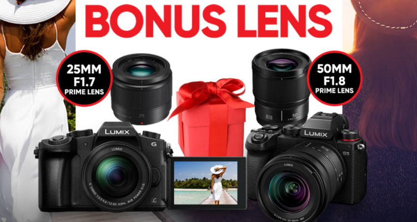 Get a Bonus Lens when you purchase a LUMIX G85M or S5K at Panasonic