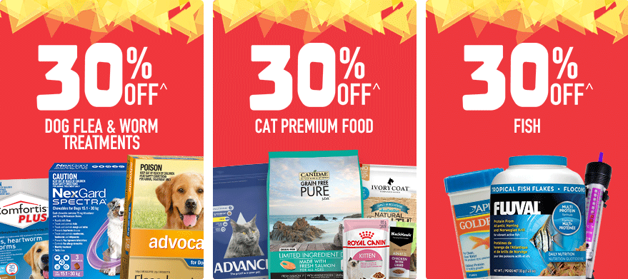 Save 30% OFF storewide at PetStock