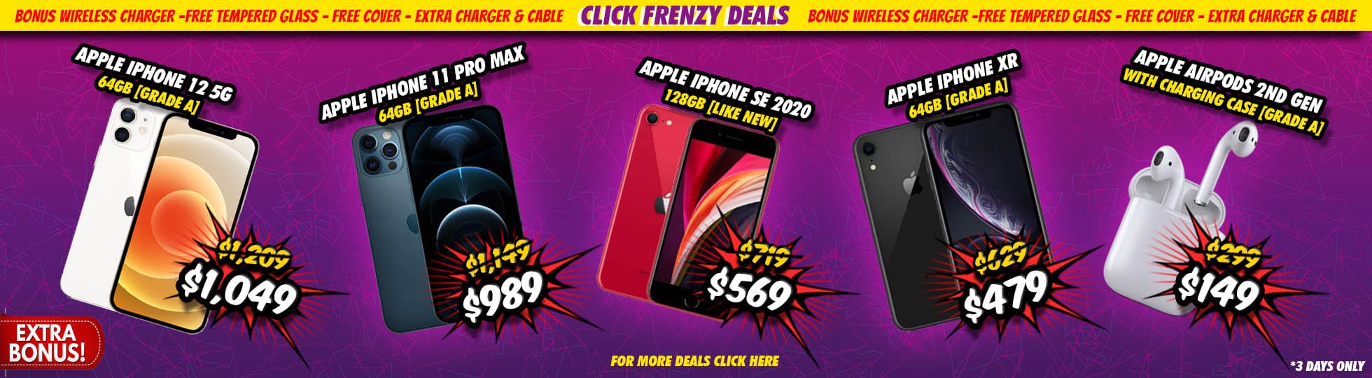 Save up to 75% OFF on Click Frenzy sale