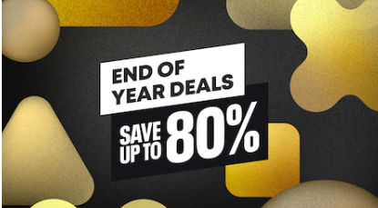 Playstation End of Year deals - Up to 80% OFF on PS5 and PS4 games