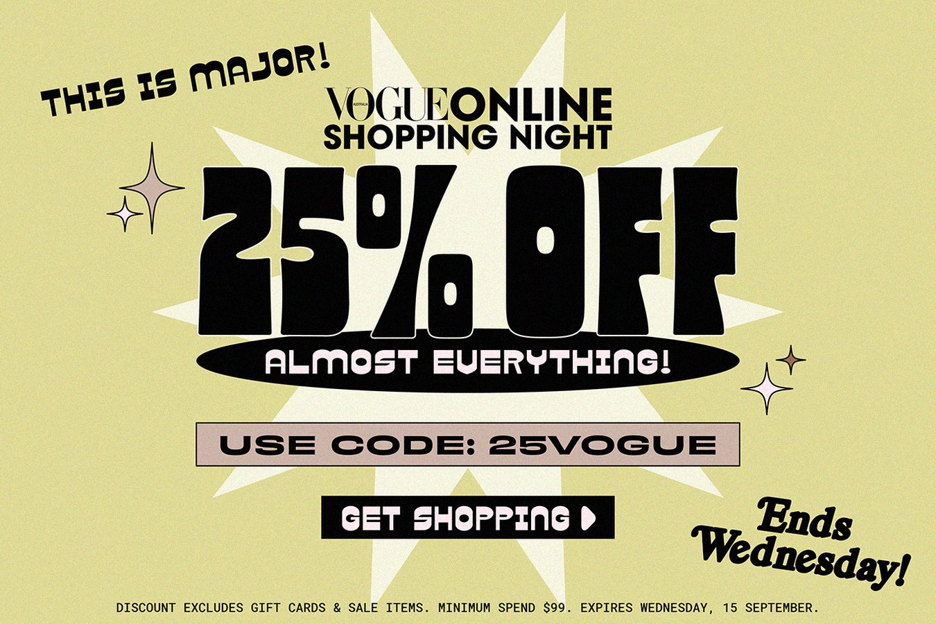 Extra 25% OFF on almost everything