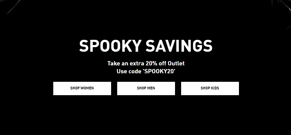 Puma Spooky Savings - Extra 20% OFF outlet styles with promo code($0 delivery $100+)