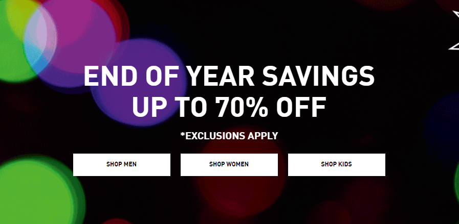 Puma End of Year Savings up to 70% OFF on men, women & kids styles