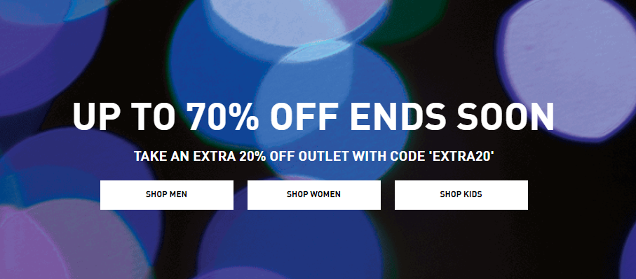 Puma up to 70% OFF + extra 20% OFF on outlet items with discount code for men, women & kids