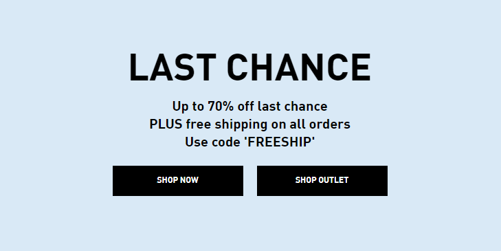 Puma up to 70% OFF on last chance items + free shipping on all orders with promo code