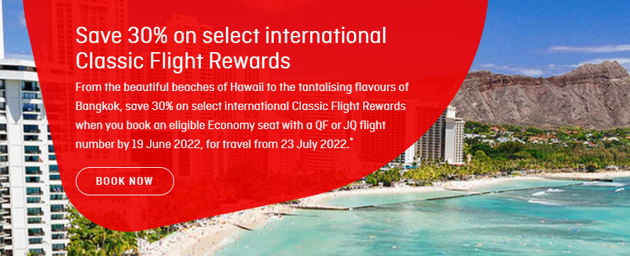 Save 30% on select international Classic Flight Rewards