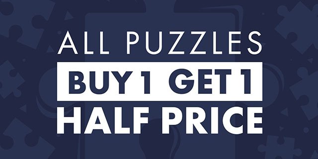 QBD - Buy 1 get 1 50% OFF on all puzzles