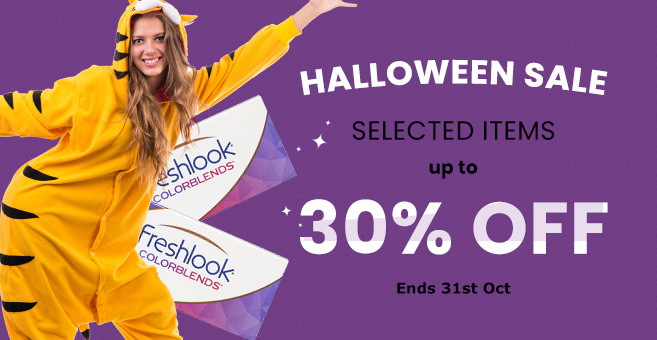 Quicklens Halloween sale - Up to 30% OFF Dailies, SofLens & more with coupon, free shipping $99+