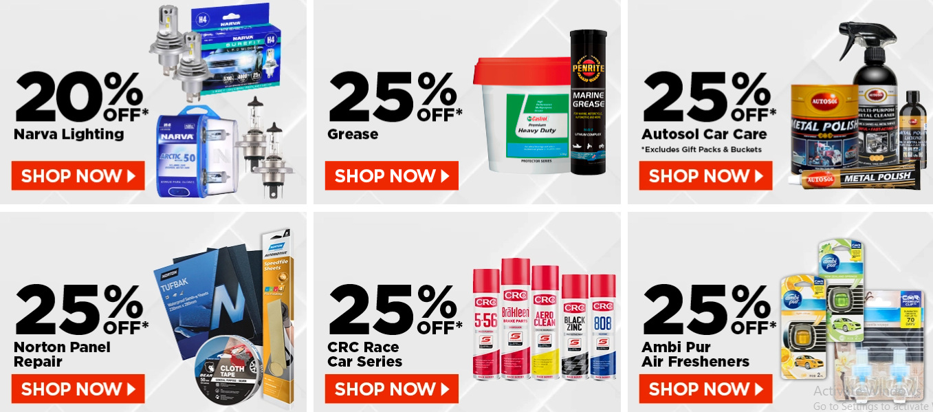 Repco up to 25% OFF on grease, car care, lighting & more on Weekend sale