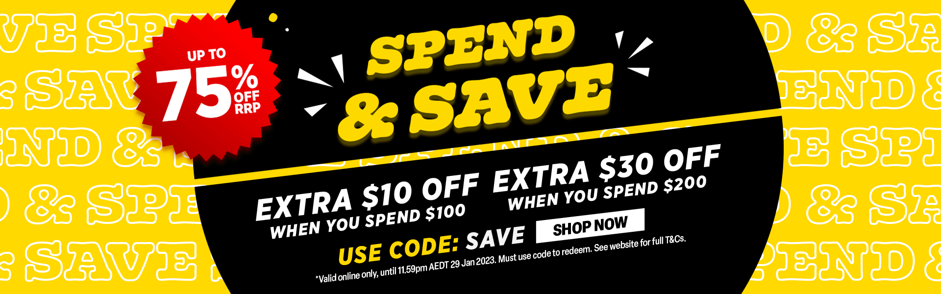 Robins Kitchen Spend & Save - Up to 75% OFF RRP + Spend & Save up to $30 OFF with coupon