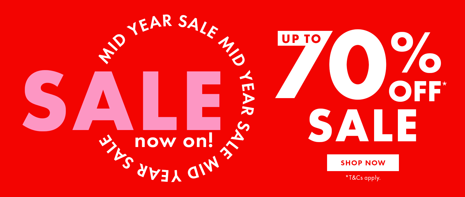 Up to 70% OFF on sale items