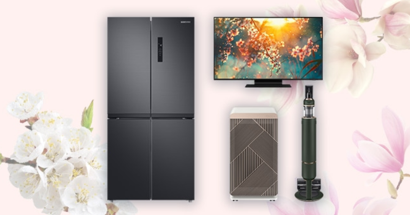 Samsung Spring sale up to 20% off selected TVs, Home Appliances & more