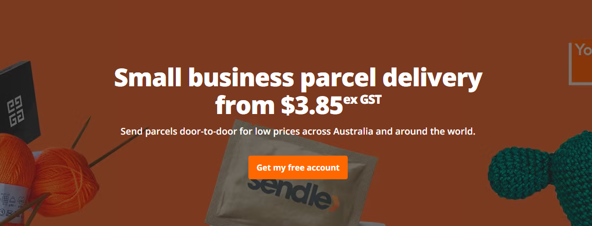 Small business parcel delivery from $3.85ex GST at Sendle