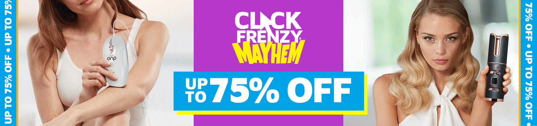 Click Frenzy sale - Save up to 75% OFF on beauty, oral care, hair styling & more