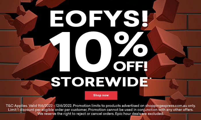 EOFYS sale 10% OFF storewide at Shopping Express