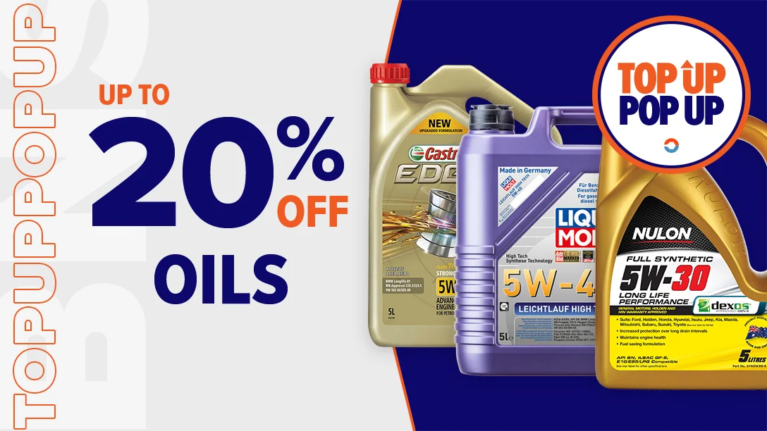 Save up to 20% OFF on oils, coolants, additives & more
