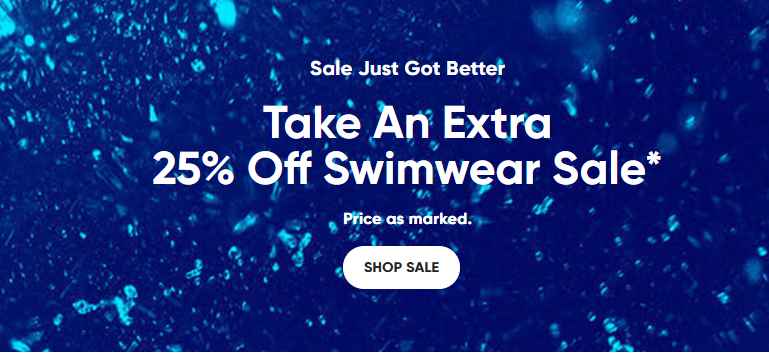 Further extra 25% OFF Swimwear sale st Speedo