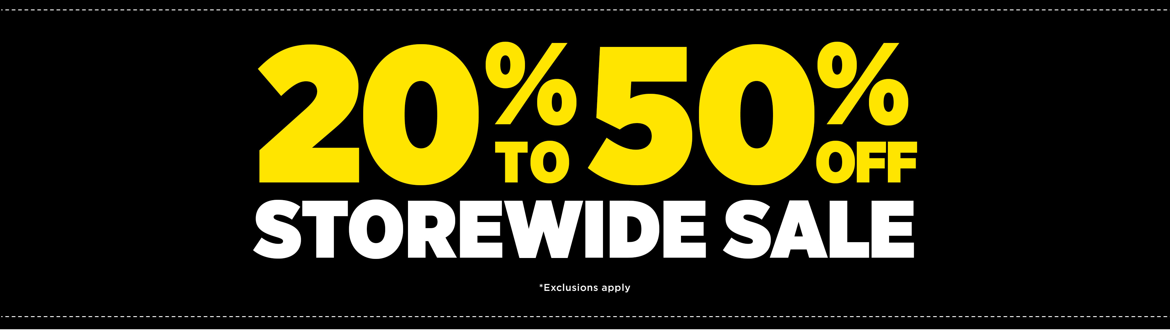 Spotlight Storewide sale - 20-50% OFF storewide + extra $20 OFF $50 with promo code(FREE 4Hr C&C)