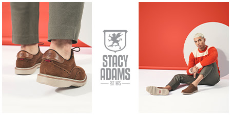 Shh, Stacy Adams extra 20% OFF on all clothing and accessory items with discount code