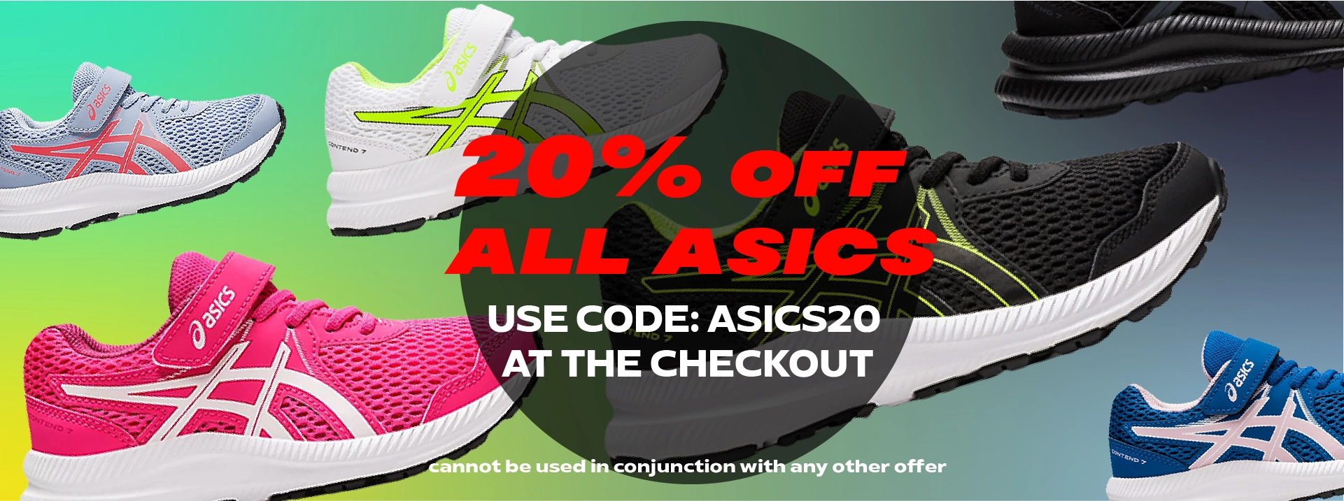 Save 20% OFF on all ASICS footwear with coupon code at Stringer Sports Store